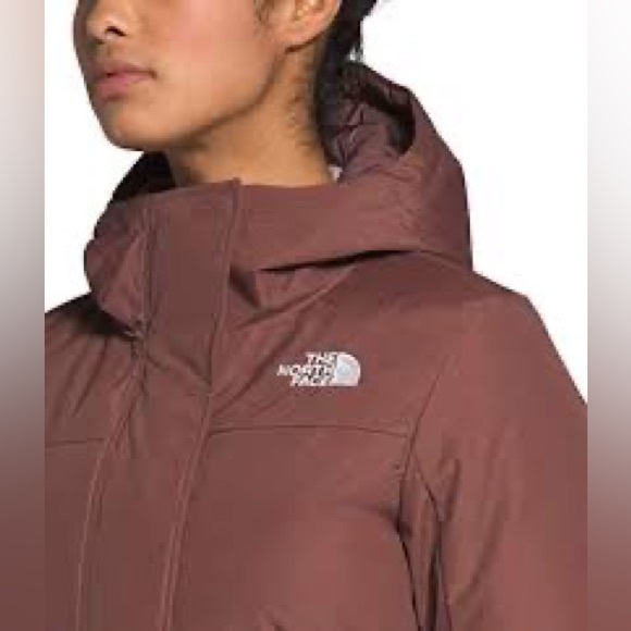 NWT The North Face Pilson Down Jacket Marron Purple Size Small - Picture 2 of 16
